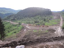 Trasa pripravovanej dialnice D1 pri Černovej