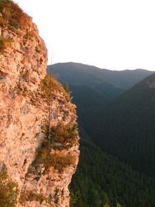 Skala v Zemianskej doline smer Salatín