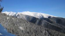 Vyhlad na Zapadne Tatry po ceste na Babky