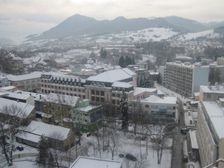 Ruzomberok - centrum smerom na Jelence