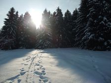 Slnko po ceste na Lupciansku Maguru