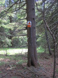 Klacianska dolina - na hrebeni 1400 m.n.m.