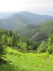 Klacianska dolina od Kozieho gruna