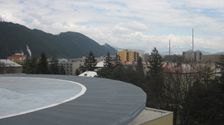 Ruzomberok od Heliportu VUN - smerom na vychod