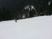 Lyzovacka na Brankove smerom do Ludrovskej doliny