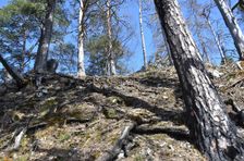 Podšturec, prudký zostup