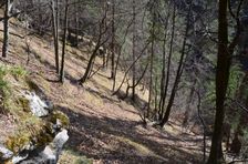 Prudký zostup