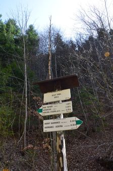 Veľký tunel 690m, smerovník