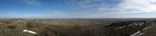 Panoráma nížiny z Brehovského kopca