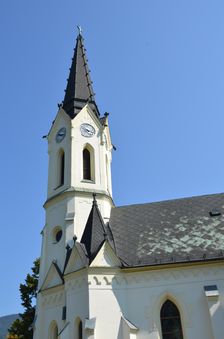 Černová, rímskokatolícky kostol Panny Márie Ružencovej, veža