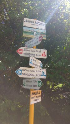 Záhrada, rázcestie