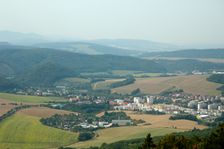 pohľad na Brezovú pod Bradlom