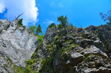 Hradište, posledná stena