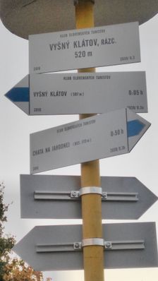 Vyšný Klátov, rázcestie