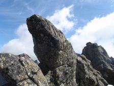 Žabia veža, hrebeň