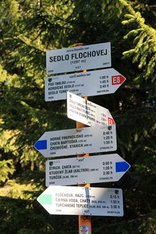 Sedlo Flochovej - rázcestie